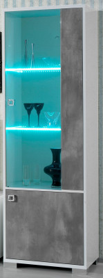 Modern Vitrinn Kommod Luxus Schief Vitrinnen Glas Schaf Stil Miwwel