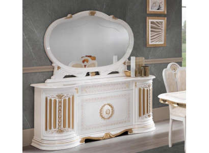 Klassesch Sideboard Kommode Anrichte Spigel xxl Schaf Italiensch Miwwelen