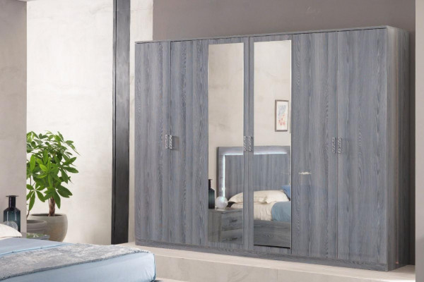 Schlofkummer Miwwelen Kleederschaf Schief Schaf Schafwand 6 Dieren Holz Nei