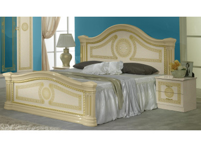Design Schlofkummer 3tlg. Set Bett Nuetsdësch Klassesch Luxus Better Set Miwwelen