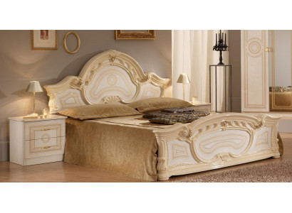 Bett 2x Nuetsdësch 3 st. Schlofzëmmer Set Better Miwwelen Chesterfield 160x200cm