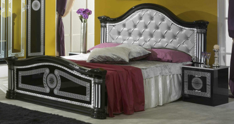 Luxus Chesterfield Better Kinnekräichlecht Holz Bett Palais Hotel Duebelbett 180x200