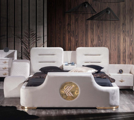 Duebelbett Better Modern Luxus Hocker Multifunktioun Bett Design Samt
