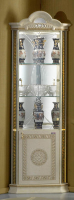 Kommod Holz Regal Vitrin Schaf Anrichte Schief Klassesch Eckvitrinen Nei