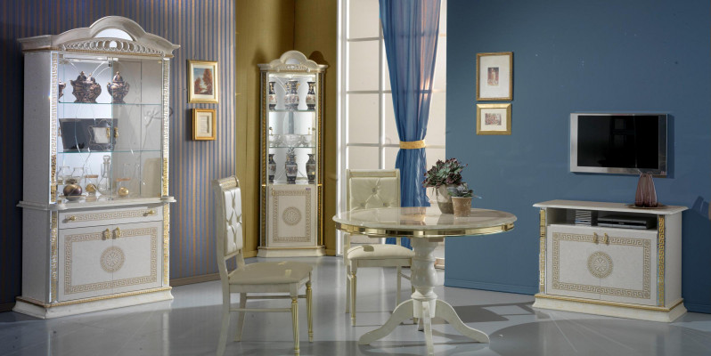 Kommod Holz Regal Vitrin Schaf Anrichte Schief Klassesch Eckvitrinen Nei