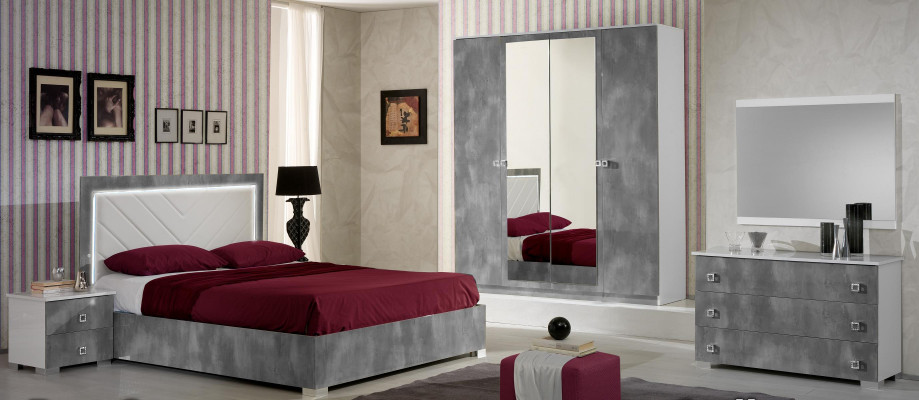 Dëscher Konsolen Dësch Säit Board Schlofzëmmer Holz Spigel + Kommode Kommoden