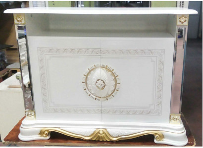 Designer RTV TV Vitrine Kommod Säit Niddereg Board Schaf Zëmmer Regal Luxus Wunnen.