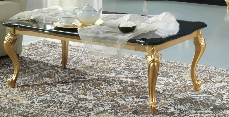 Klassesche Couchtisch Luxus Design Canapé Dësch Kaffee Bäistelltische Wunnzëmmer