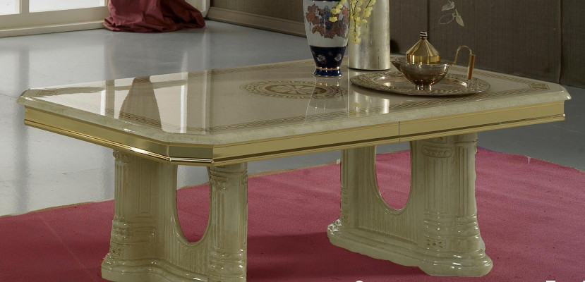 Klassesche Luxus Designer Couchdësch Sofa Wunnzëmmer Dësch Niewendëscher Holz