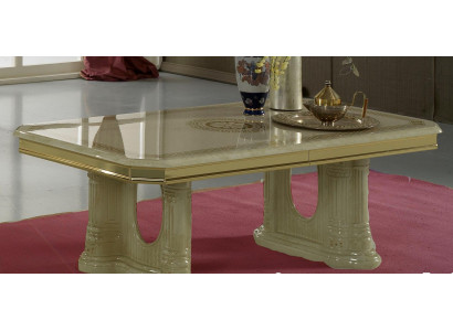 Klassesche Luxus Designer Couchdësch Sofa Wunnzëmmer Dësch Niewendëscher Holz