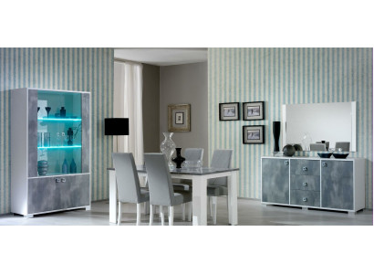 Moderne Iessdësch Dësch Holz Dëscher 160x90cm Iesszëmmer Made in Italy Design Nei