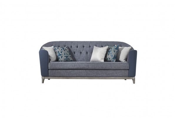 Canapé-Set 3+1+1 Sëtz Stoff Couchen Polster Set Canapéë Canapé Designer