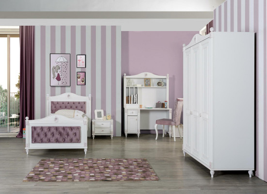 Bett Bettgestell Jugendzëmmer Kannerzëmmer Modern Holz Better Neit