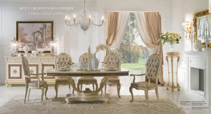 Luxus Iessdësch Iesszëmmerdësch Iesseck Dësch Dëscher Iesszëmmer Barock