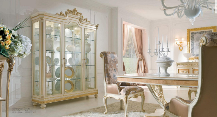 Luxus Iessdësch Iesszëmmerdësch Iesseck Dësch Dëscher Barock Iesszëmmer