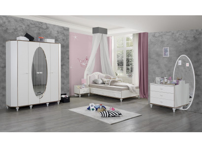Schlofzëmmer Set Design Modern Luxus 4 Deeler