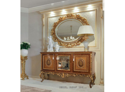 Luxus Sideboard Kommode Gold Schief Schiefholz Wunnzëmmer Miwwelen Schaf