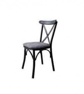 E stolze Stull mat engem mëlle Sëtz an engem ronnen Réck fir Äert Iesszëmmer.