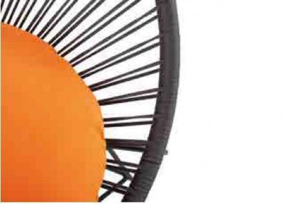 Still Set Garnitur 2x Fauteuil Dësch Still Këssen Terrassemobiliar Gaart Terrass