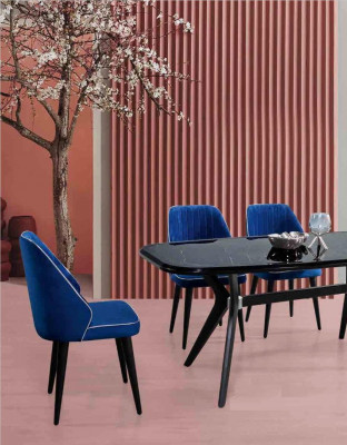 Schwaarzen Iessdësch 160x85 Iesszëmmer Dësch Iessdëscher Dëscher Miwwelen Holz
