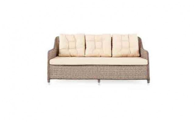 Modern Gaardmiwwelen Dësch Fotell Hocker Veranda Sofa Garnitur 6 Stécker. Nei