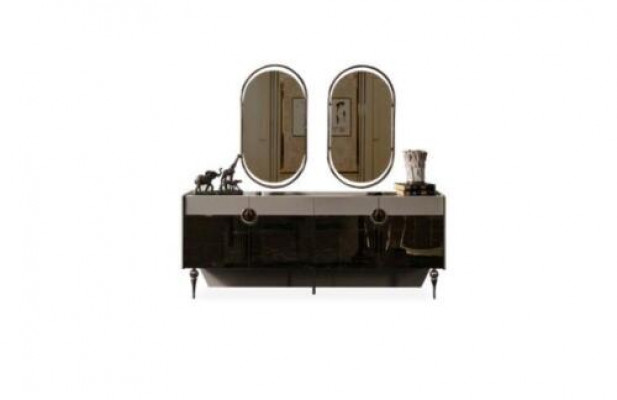 Sideboard Anrichte Grau Kommode Modern Kommoden italienesche Stil