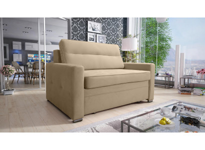 Design Couch Stoff Chesterfield Fauteuil 1.5 Sëtzer Polstersofa Lounge Club