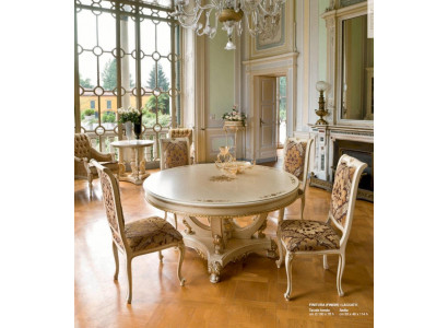 Luxus Iessdësch Iesszëmmerdësch Iessplaz Dësch Iesszëmmer Beige Dëscher