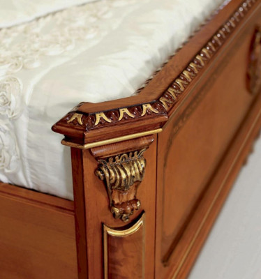 Bett Duebelbett Better Schlofzëmmer Bettrahmen Brong Holz Bettgesteller