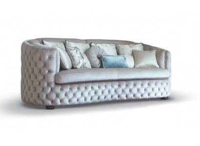 Däisëtzegen Chesterfield Sofa 3 Sëtz Sofas Wunnzëmmer Gro Stëff
