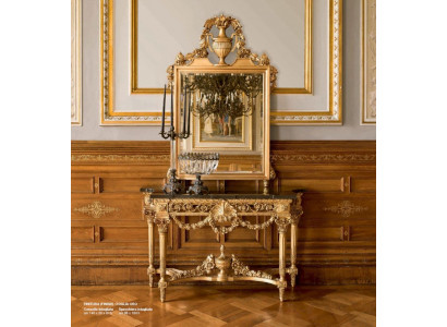 Grupp Konsolspigel Schminktisch Gold Barock Dësch Schlofzëmmer