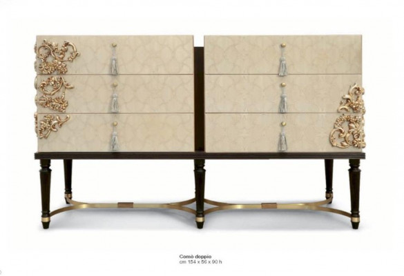 Kommod Sideboard Luxus Schief Schiefchen Schlofkummer Holz Beige