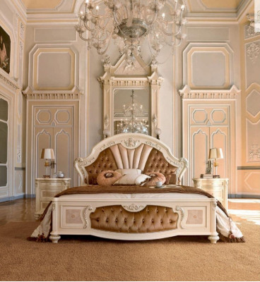 Chesterfield Bett Duebelbett Luxus Stoff Schlofzëmmer Beige Better