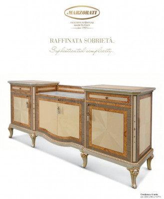 Sideboard Kommode Schäffchen Kommoden Holz Wunnzëmmer Miwwelen Beige