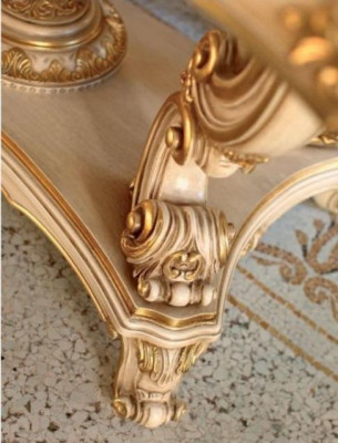 Luxus Iessdësch Iesszëmmerdësch Iesseck Dësch Iesszëmmer Holz Beige