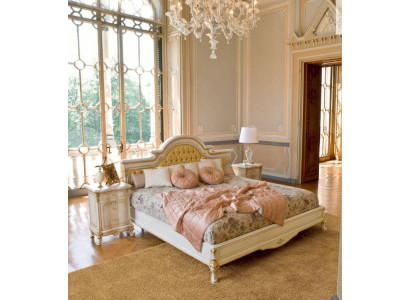 Bett Duebelbett Chesterfield Luxus Stoff Schlofkummer Béisch Betten
