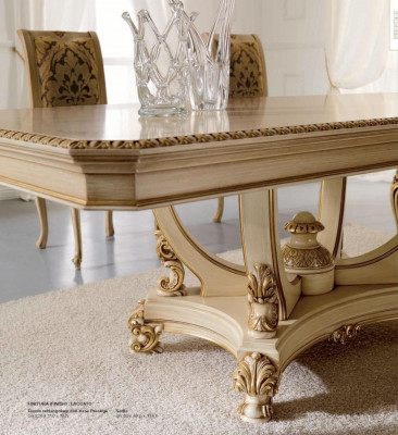 Luxus Iessdësch Iesszëmmerdësch Iesseck Dësch Iesszëmmer Beige Holz