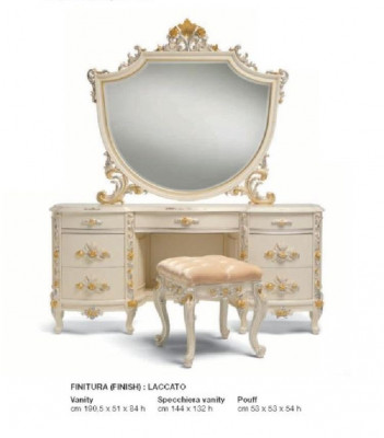 Wandspigel Spigel Luxus Gold Barock Schlofkummer Design