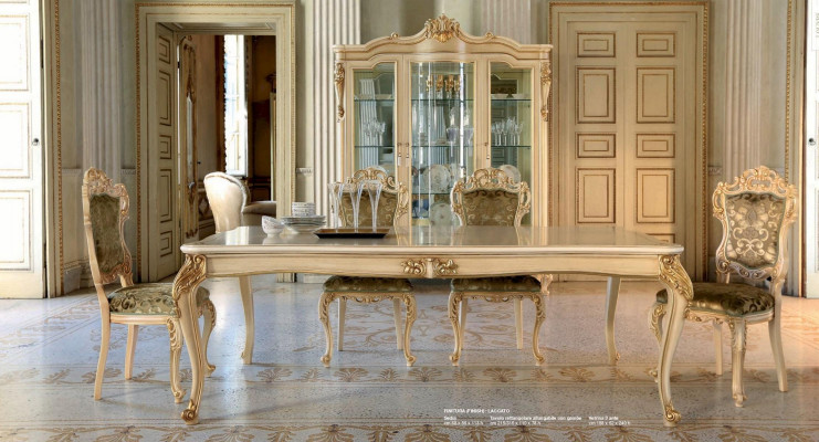 Iessdësch Iesszëmmertisch Groussen Dësch Auszéihebaren Iesszëmmer Holz Beige