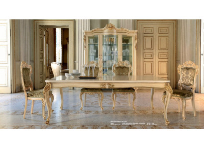 Iessdësch Iesszëmmertisch Groussen Dësch Auszéihebaren Iesszëmmer Holz Beige