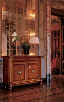 Sideboard Kommod Holz Wunnzëmmer Miwwelen Schaf Luxus Brong