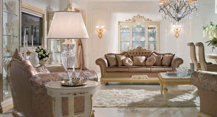 Niewentdësch Couchtisch Dësch Wunnzëmmer Miwwelen Ronn Beige Holz
