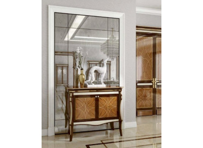 Buffet Kommode Luxus Schiefen Kommoden Wunnzëmmer Holz Miwwelen Brong