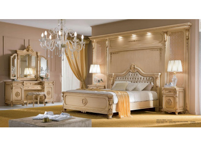 Nuetsdëscher Nuetsdësch Konsolen Beisaz Dësch Schlofkummer Holz Beige Luxus Neit