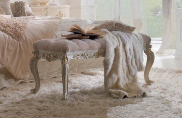 Hocker Chesterfield Niewendësch Hocker Luxus Sëtz Polster Schlofkummer