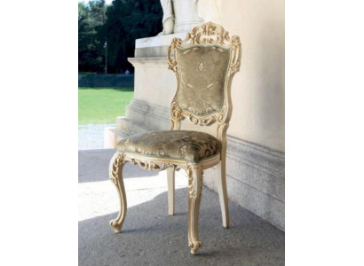 Klassesche Stull Luxus Iesszëmmer Sesselen Sëtzer Still Stoff Beige