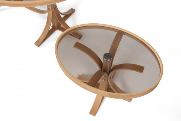Wunnzëmmer Komplett 2x Couchtischen Luxus Modern Designer Dësch Miwwelen