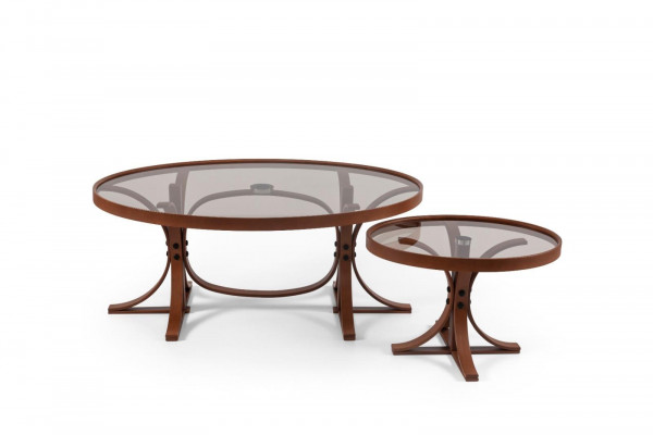 2x Dëscher fir an d'Wunnzëmmer Komplett Luxus Designer Miwwel Stil Modern