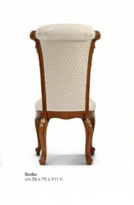 Luxus Iesszëmmersstull, Stull Iesszëmmer Fauteuil, Sesselen Still Barock Gold