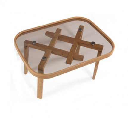 Luxus Miwwel Canapé Dësch Modern Ariichtung Glastësch Beige Wunnzëmmer